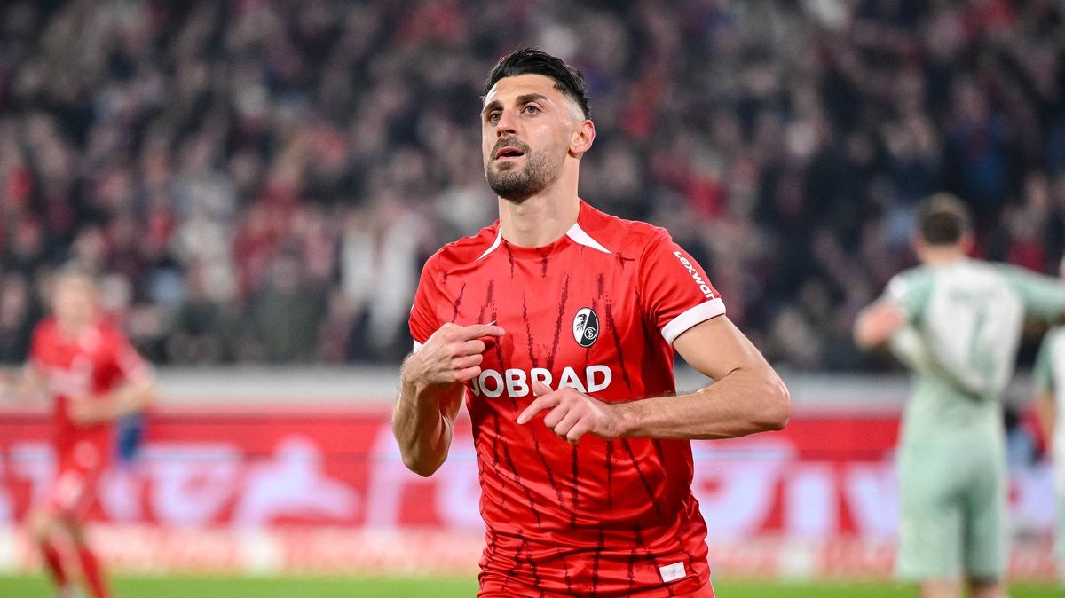 Freiburg v německé lize smetl Brémy a je čtvrtý