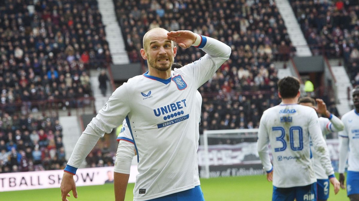 Černý desátým gólem v sezoně skotské ligy přispěl k výhře Rangers