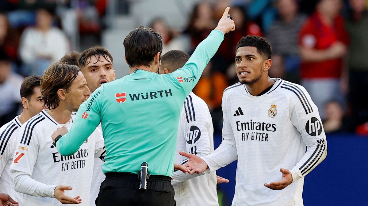 Real kvůli nadávkám rozhodčímu ztratil na dva zápasy Bellinghama
