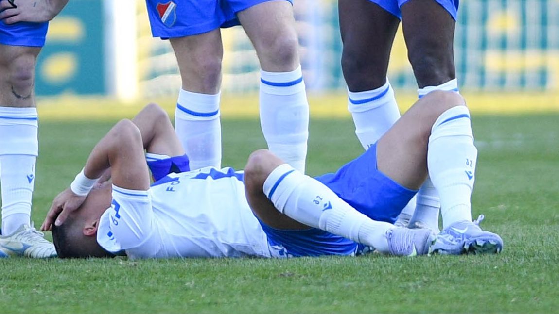 Komplikace pro Baník. Ewerton má natržený vaz v kotníku