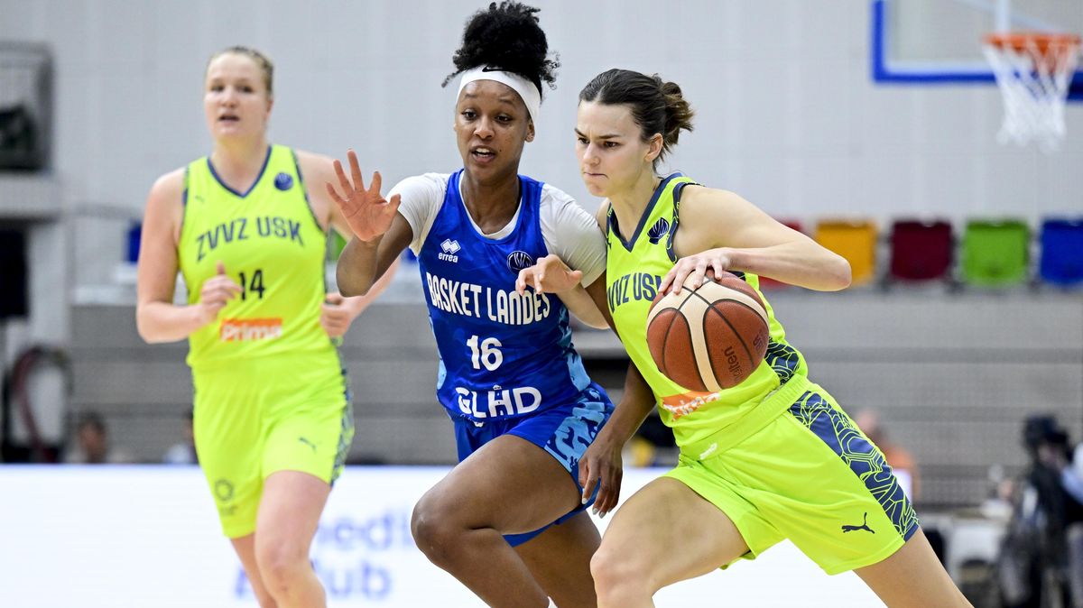Basketbalistky USK jako válec přejely Landes a jsou v euroligovém Final Six