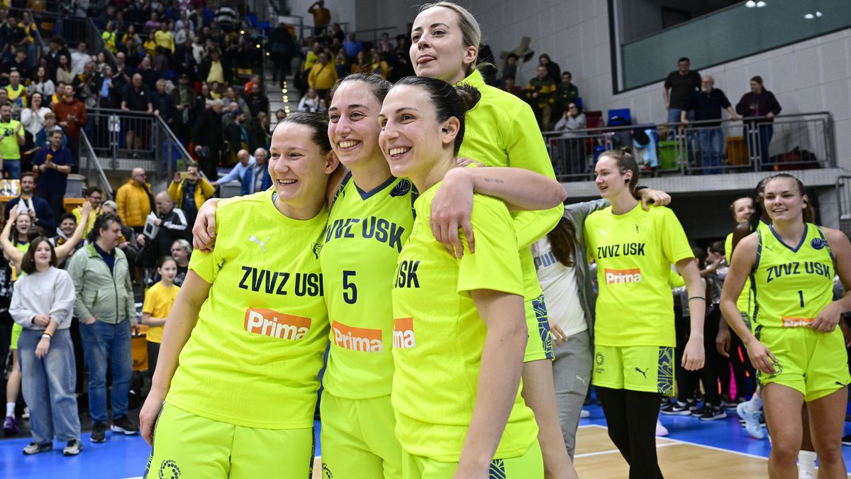 Basketbalistky USK zdolaly Žabiny, zápas Slovanky s Hradcem se nedohrál