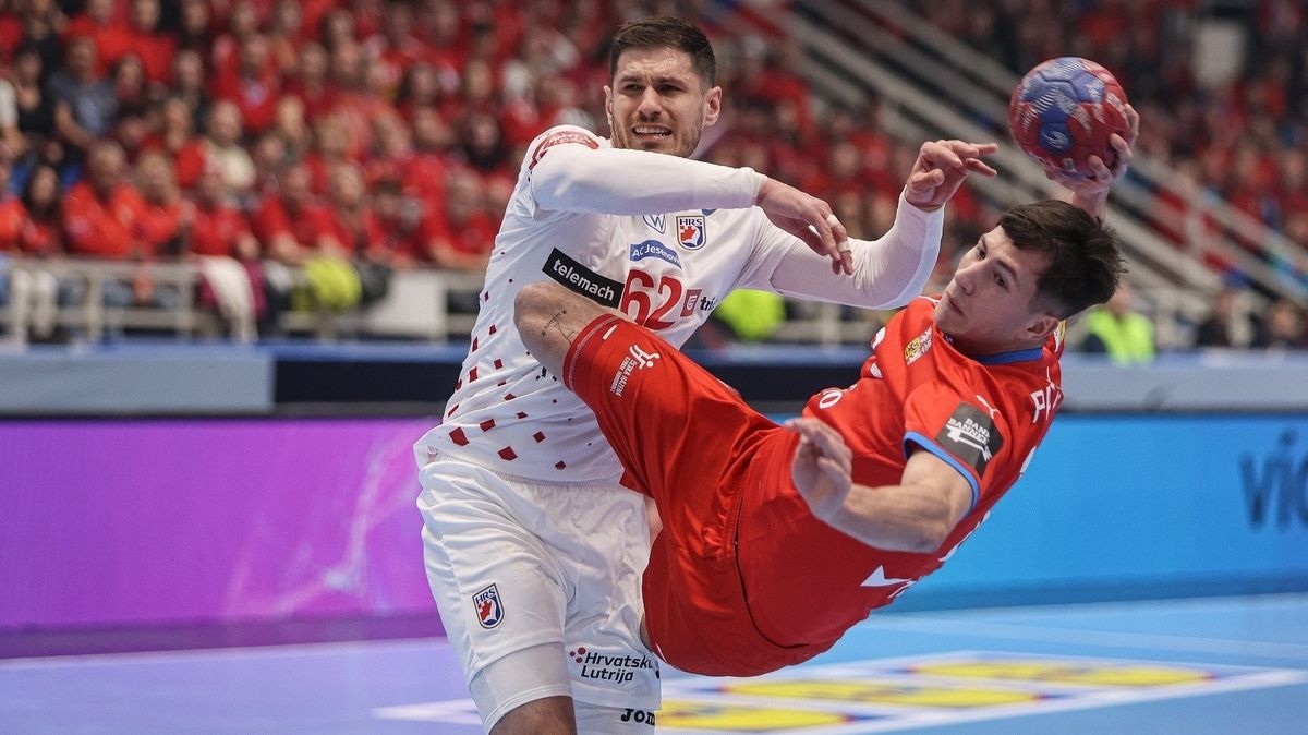 Za druhý poločas bych si nafackoval, mrzí nejlepšího českého házenkáře v zápase s vicemistry světa