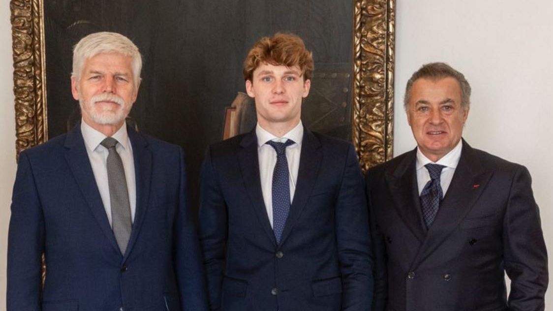 Staněk se před začátkem sezony setkal na Pražském hradě s prezidentem