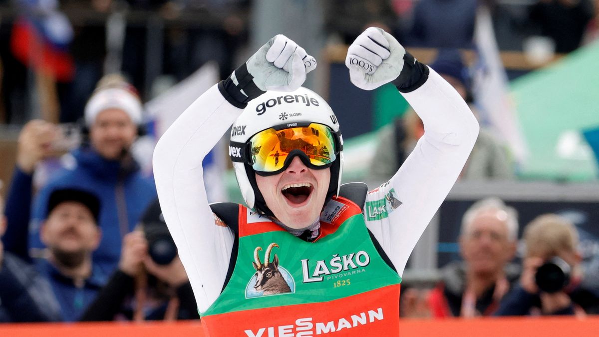 Prevc uzavřel sezonu SP světovým rekordem v letech na lyžích