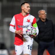 Kapitán Slavie Jan Bořil se chystá na autové vhazování