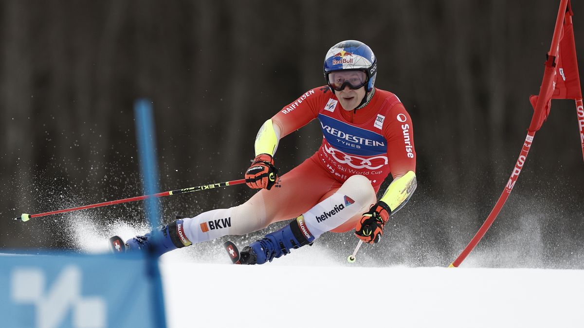 Odermatt má po 1. kole obřího slalomu v Hafjellu na dosah celkový triumf v SP