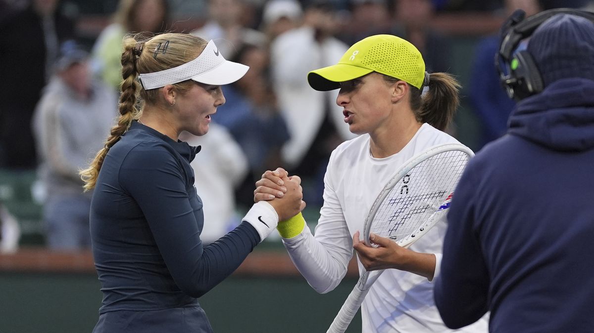 Senzace. Sedmnáctiletá tenistka vyřadila v Indian Wells světovou dvojku Šwiatekovou
