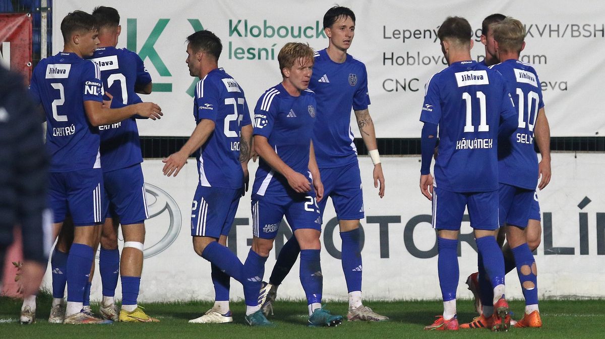 Fotbalisté Vlašimi zdolali v druhé lize Prostějov, Jihlava porazila Olomouc B