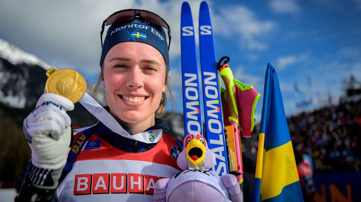 Biatlonová mistryně světa do Česka nepřijede, vzkázali Švédové