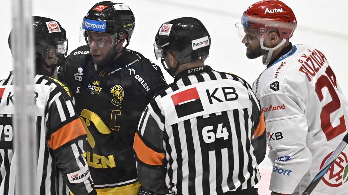 Dohra vyhrocené bitvy Litvínova s Třincem. Po Daňovi s Čajkovičem jsou trestáni i rozhodčí