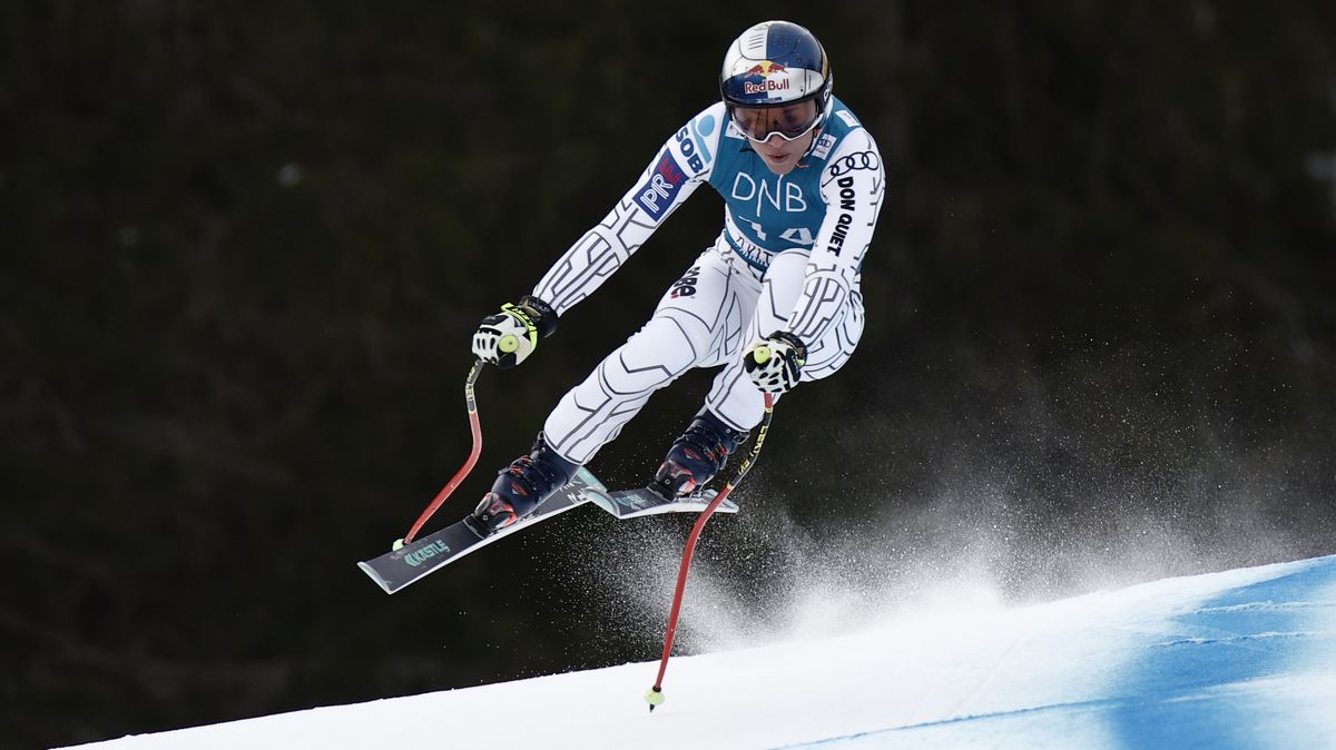 Ledecká opět vylekala soupeřky, vedení ale na olympijské sjezdovce neudržela