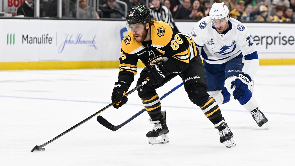 Pastrňák i přes bostonskou krizi stále patří mezi naprostou elitu