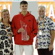 Jakuba Menšíka v hledišti podporovali i jeho rodiče, maminka Kateřina a otec Michal. 