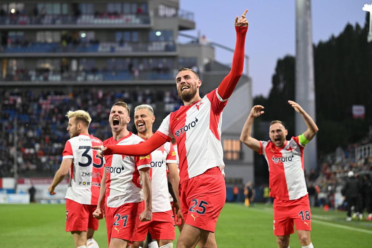 Tomáš Chorý přiblížil Slavii k titulu.