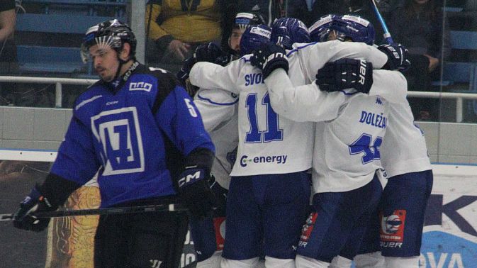 Suverénní jízda do první ligy. Hokejisté Tábora si poradili i s Havířovem a slaví postup