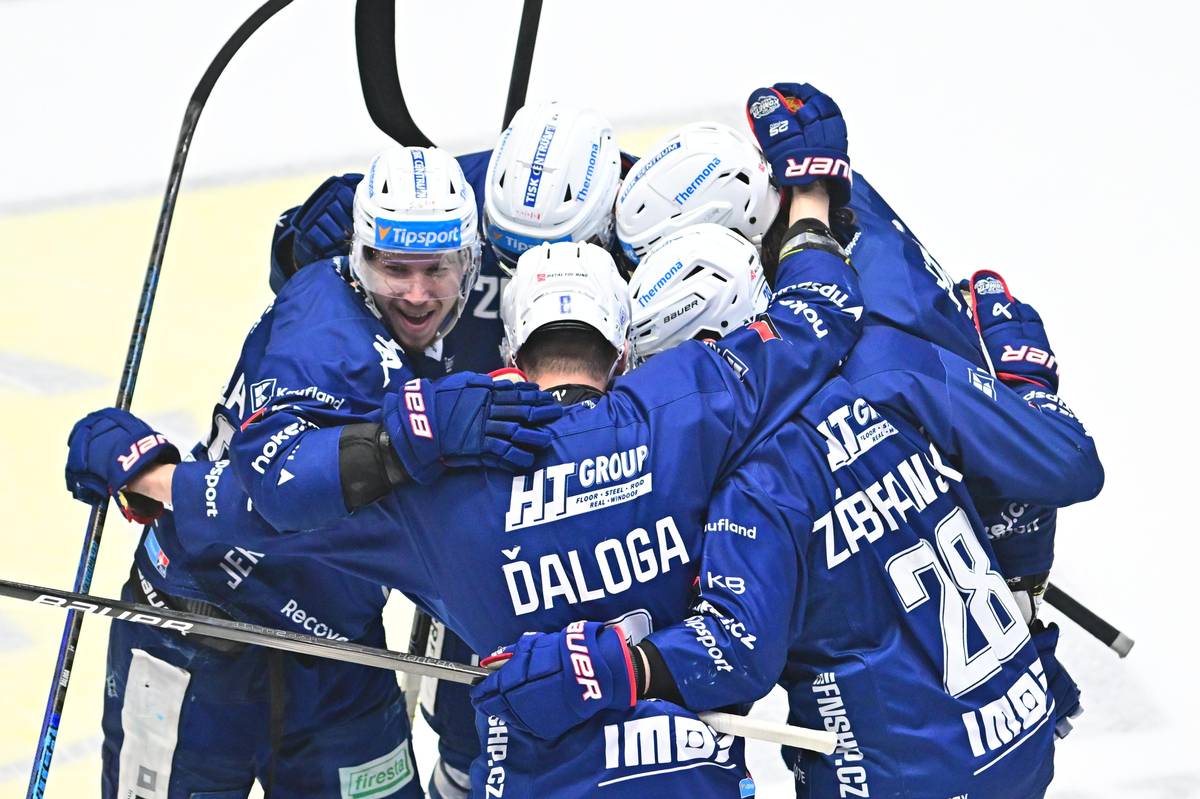 Radost brněnských hokejisů.