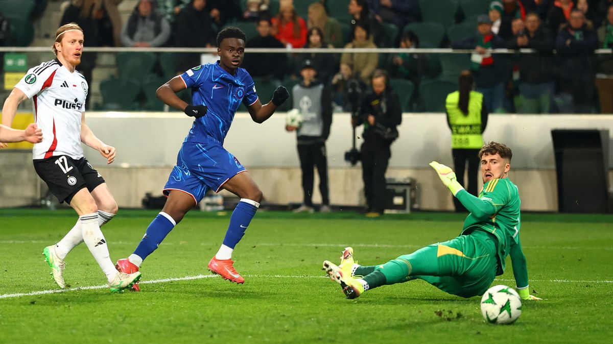 Chelsea vyhrála v prvním čtvrtfinále Konferenční ligy ve Varšavě