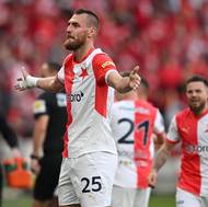 Tomáš Chorý se postaral o rychlou branku Slavie.