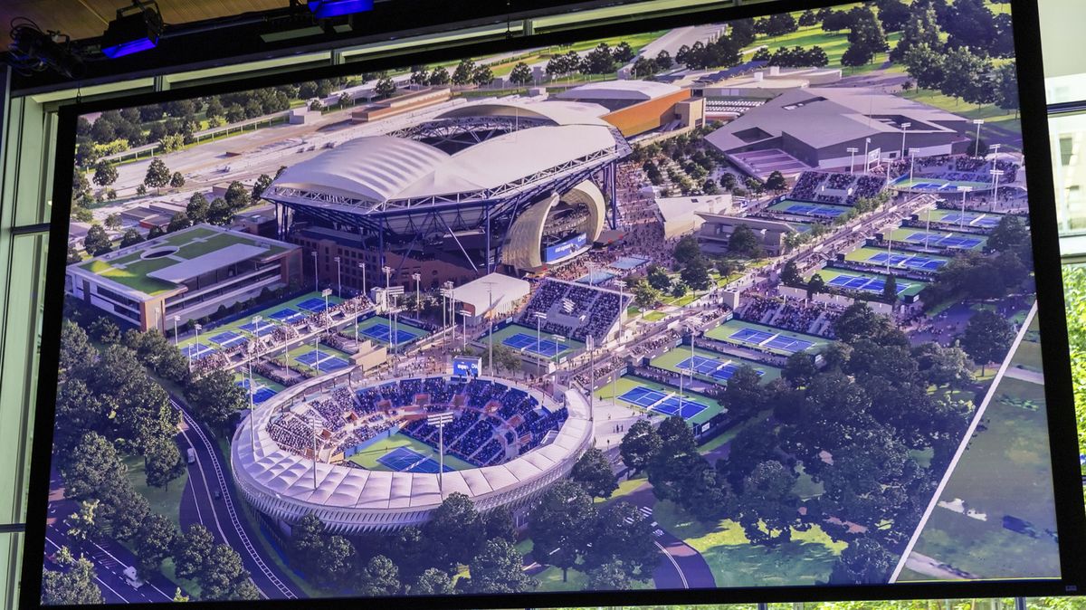 Velká rekonstrukce za 17 miliard korun. Tenisový areál pro US Open čeká proměna