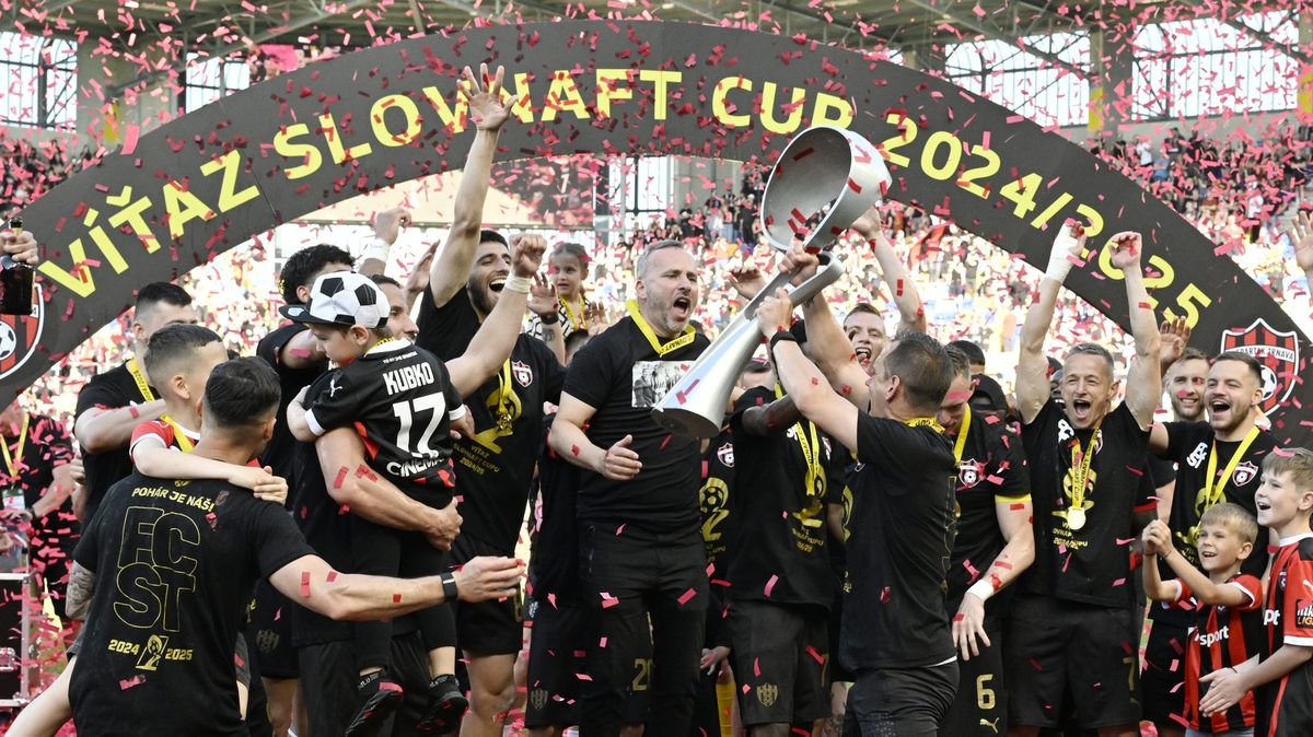 Český záložník Daniel zajistil Trnavě devátý Slovenský fotbalový pohár