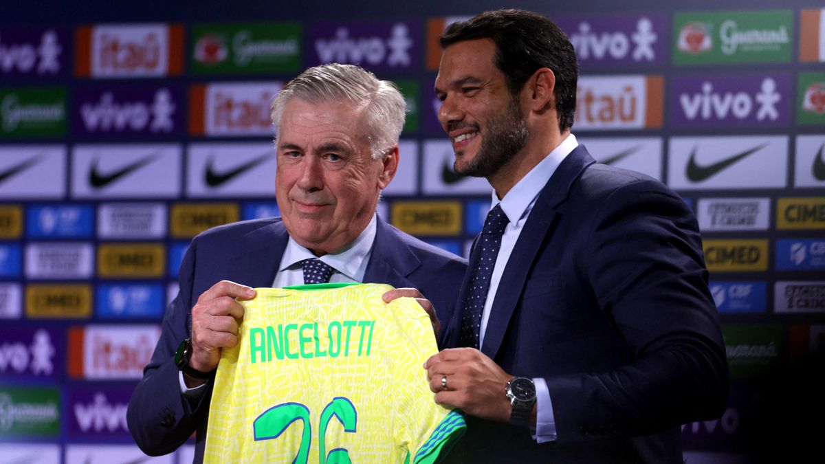 Ancelotti převzal brazilskou reprezentaci a nominoval první hráče