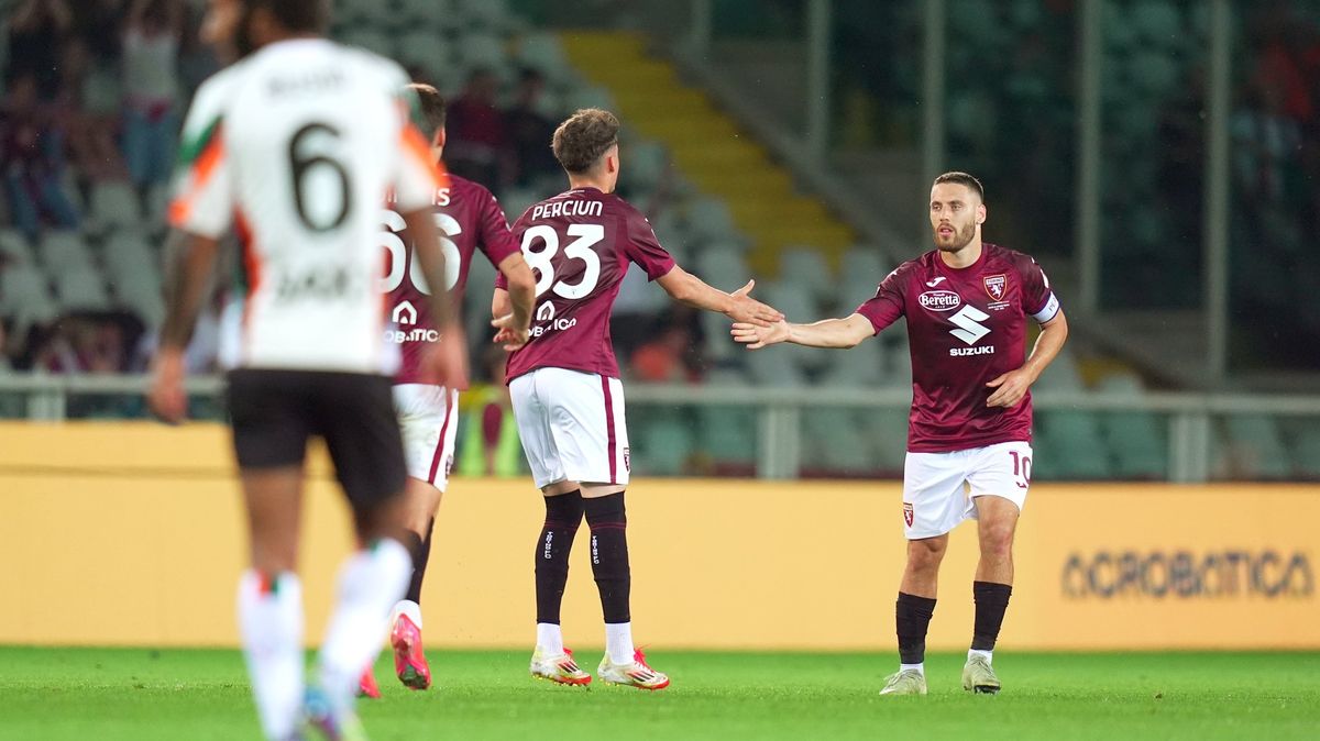 Benátky se střídajícím Filou neudržely vedení na hřišti FC Turín