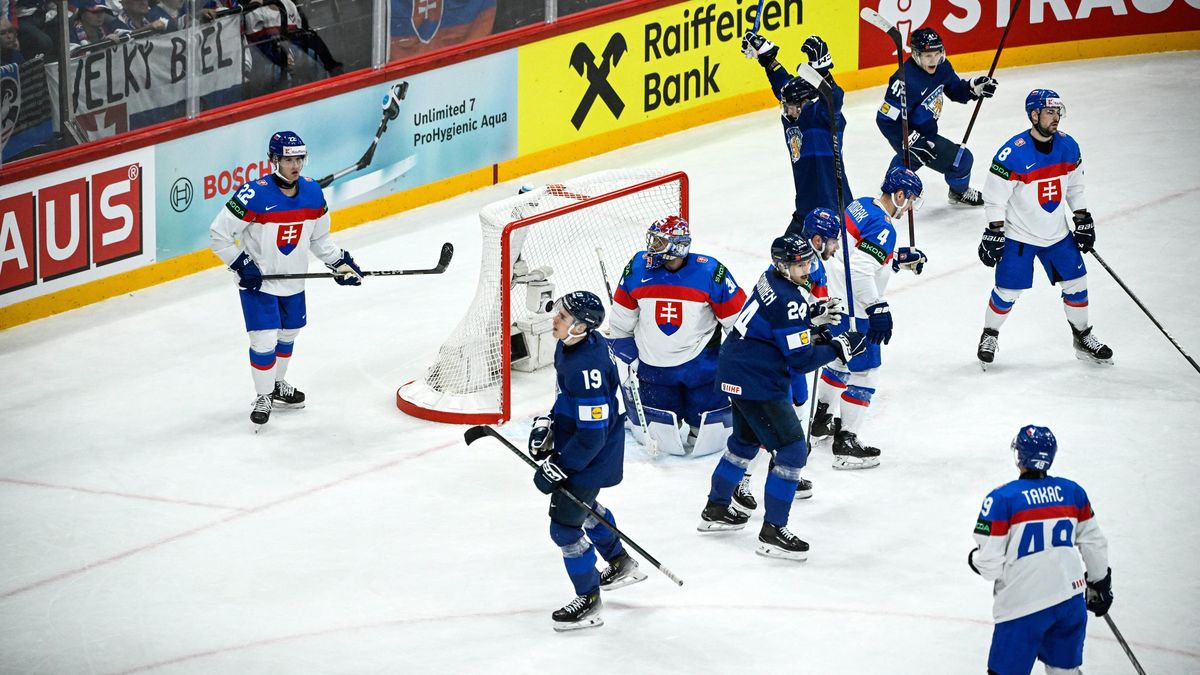Slováci se loučí s MS porážkou od Finska
