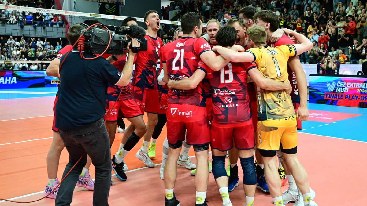 Lvi Praha mají druhý titul v extralize volejbalistů