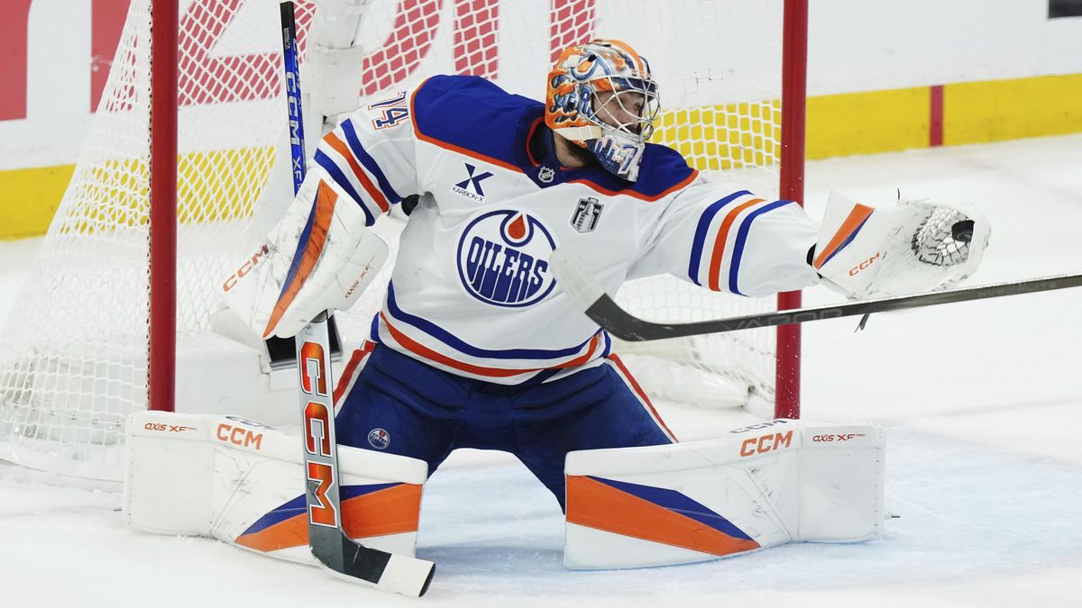 Provokatér Vaněček. Gólman Floridy zkoušel rozhodit edmontonskou jedničku, Gretzky se divil