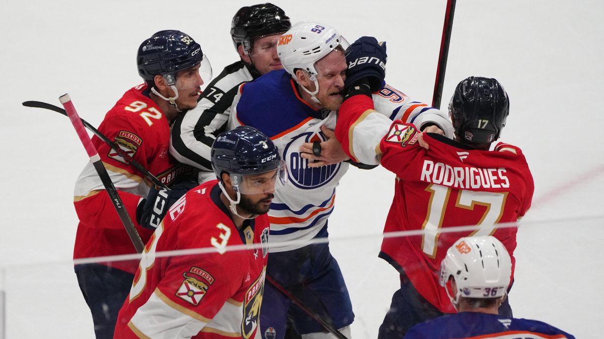 Šampioni v divokém zápase rozebrali Edmonton. Závěr se na Floridě úplně zvrhnul