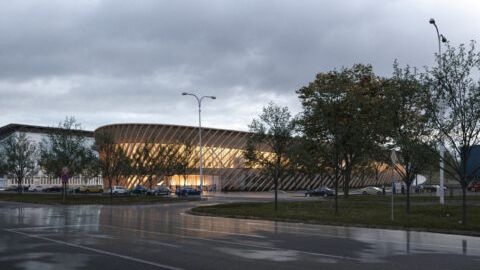 FOTO: Nová hala za Lužánkami bude pro cyklisty a atlety. Stadion se bude bourat