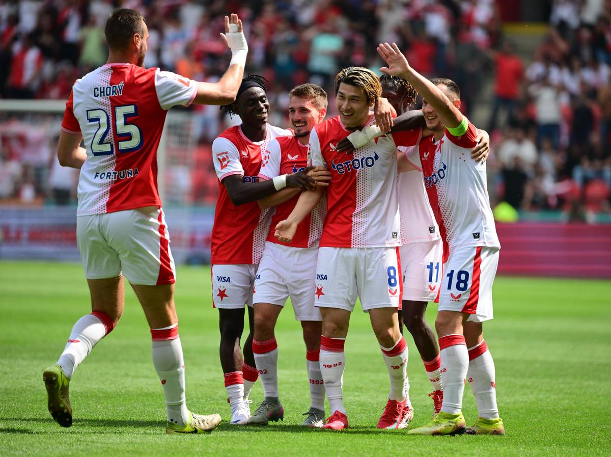 Slavia v generálce porazila Drážďany.