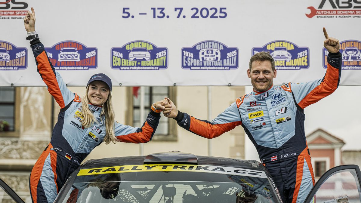 Bohemia rallye vyhrál Rakušan Wagner, lídrem šampionátu je Mareš