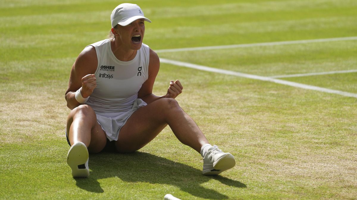 Nová královna Wimbledonu. Šwiateková neměla s Anisimovovou slitování, ve finále neztratila jediný game