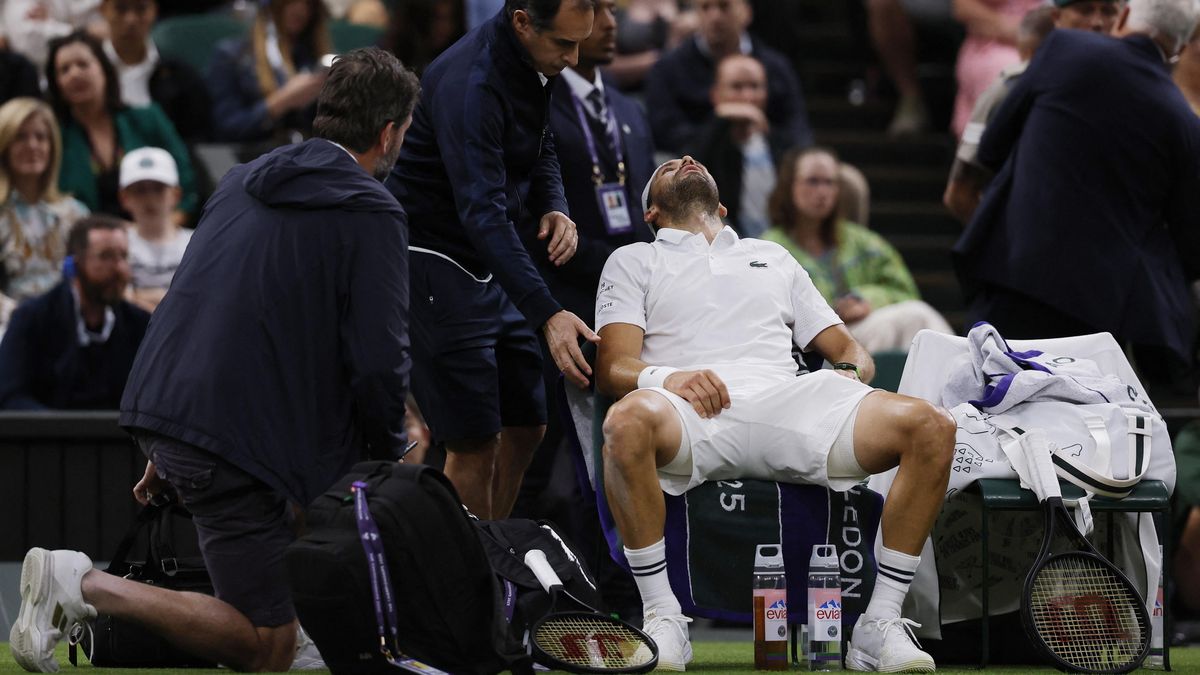 Dimitrov vynechá po zranění z Wimbledonu tři turnaje, chce stihnout US Open