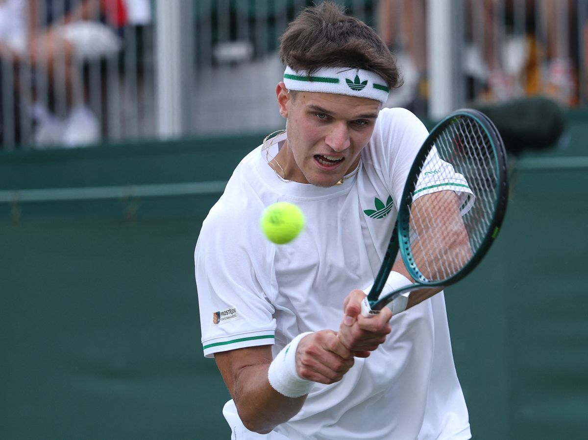 Kamilla Rachimova à Wimbledon.
