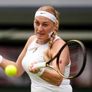 Petra Kvitová vstoupila do zápasu proti Emmě Navarrové velmi dobře.