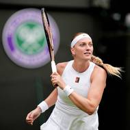 Petra Kvitová začala první kolo skvěle. Rychle vedla 2:0 a ve třetí hře měla na Emmu Navarrovou tři brejkboly. V tu chvíli se zdálo, že to nemusí být rozlučka. 