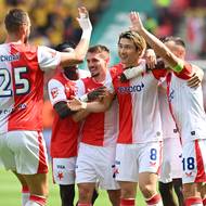 Slavia porazila v generálce Drážďany.