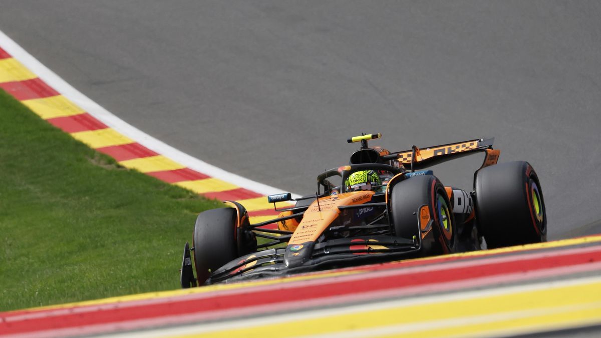 Kvalifikaci ve Spa ovládly mclareny. Vyhrál Norris před Piastrim