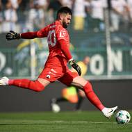 Brankář Liberce Tomáš Koubek