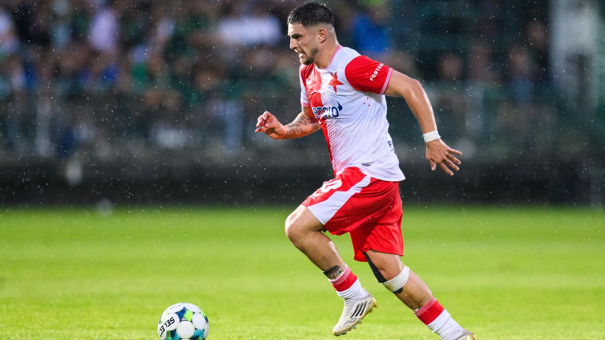 Zafeiris za Slavii zase hrál, kabina ho podpořila. Od středy se směje, líčil Trpišovský