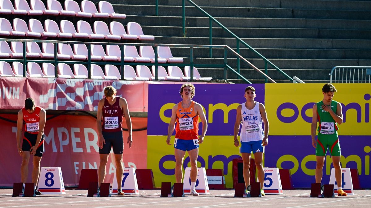 Rarita. Sprinter ztratil při závodě tretru, přesto poběží o zlato