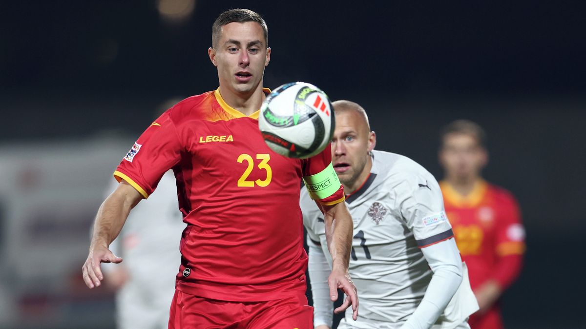 Posila pro Černohorce před zápasem s Českem. Do nominace se vrací obránce Marušič