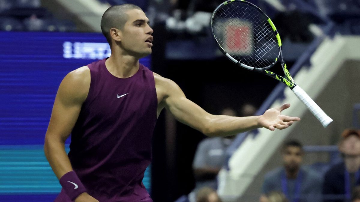 Alcaraz na US Open šokoval novým účesem. Hrůza, šílené, vyslechl si od domácí hvězdy