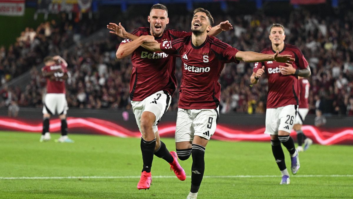 Sparta slaví, Sigma viděla na Letné dvě červené. Východočeské derby vítěze nenašlo, Baník padl 