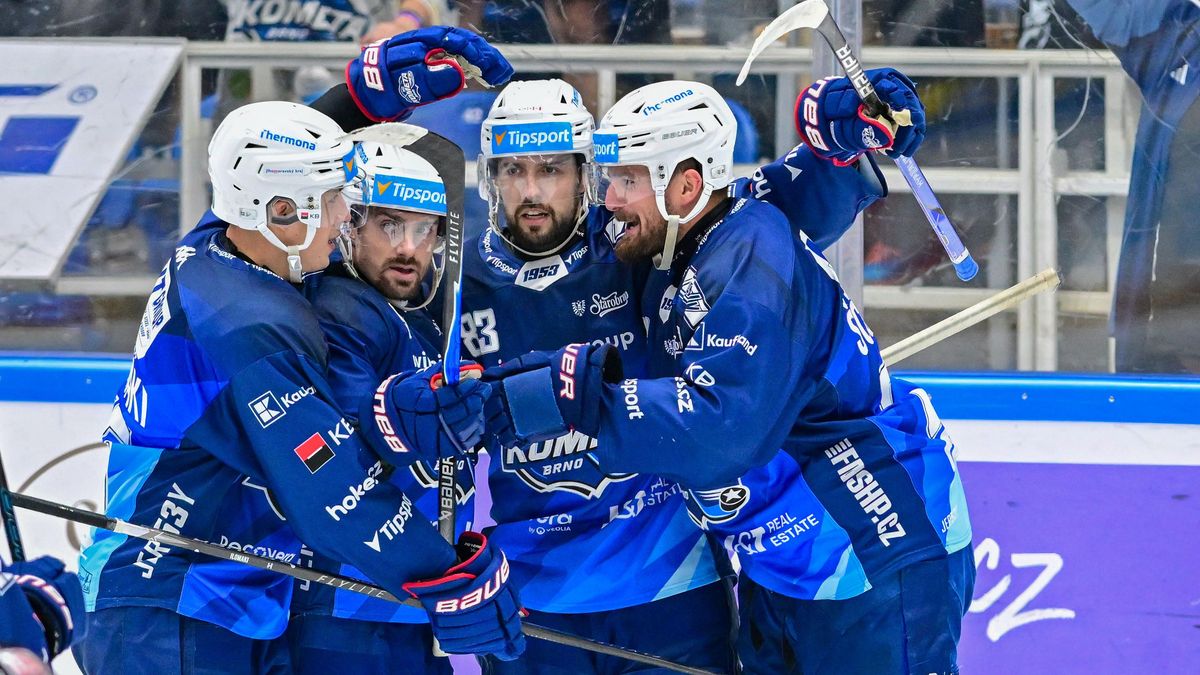 Kometa bude hájit první příčku. Spartu čekají Bruslaři, Plzeň přivítá Kladno