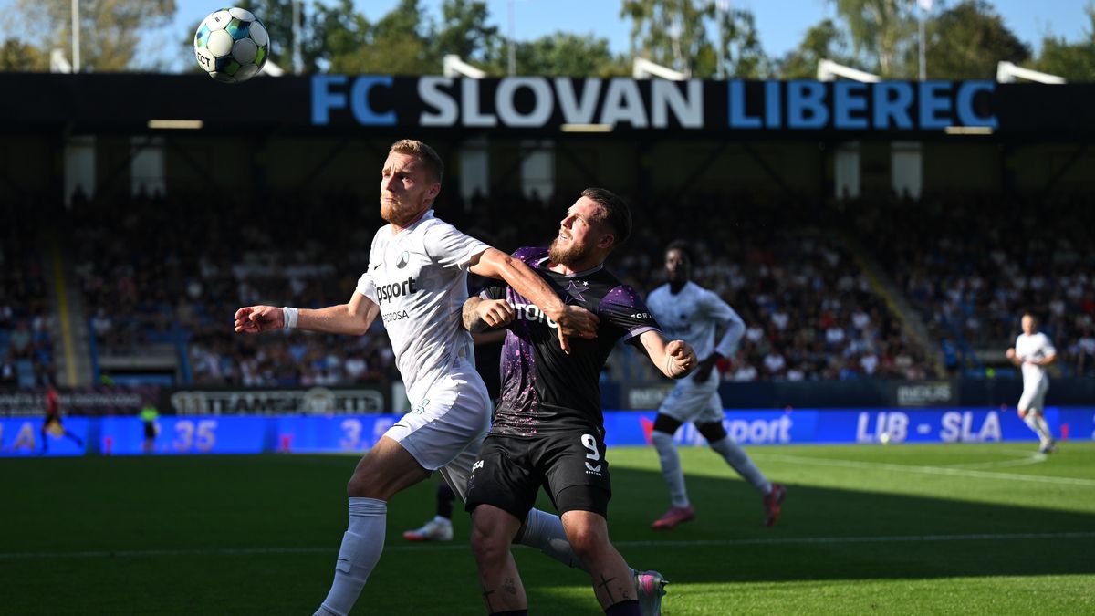 Slavia zachránila remízu v Liberci až v závěru utkání