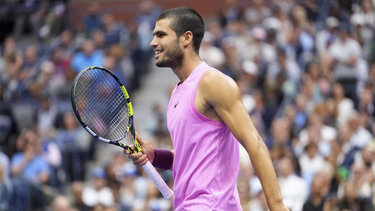 TENIS ONLINE: První sadu finále US Open ovládl Alcaraz. Sinner je netrpělivý a chybuje